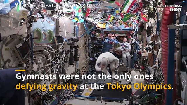 Watch: The ISS astronauts held their own zero-gravity Olympics - but which team won?