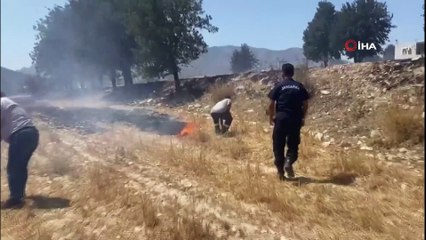 Seydikemer’de yangının biri sönüyor, biri başlıyor