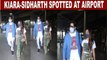 Rumoured love birds Kiara Advani-Sidharth Malhotra spotted at airport