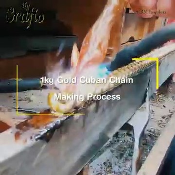 making 1kg gold cuban chain making process gold chain making process 1 kg gold biscuit