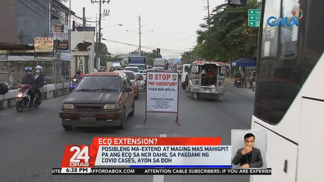 Posibleng ma-extend at maging mas mahigpit pa ang ECQ sa NCR dahil sa pagdami ng COVID cases, ayon sa DOH | 24 Oras