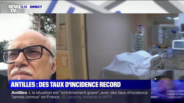 Bruno Jarrige (CHU de Guadeloupe): Nous sommes très inquiets pour nos autres malades (...) qui seront moins bien pris en charge durant cette vague