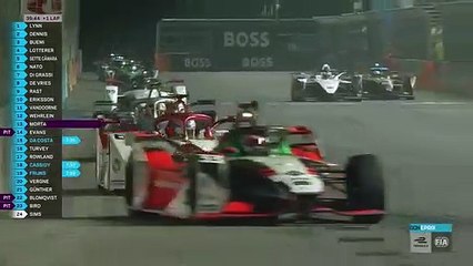 Ultrapassagem de Félix da Costa - e-Prix de Londres