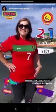 Vídeo. Dolores Aveiro mostra festejos da vitória de Portugal