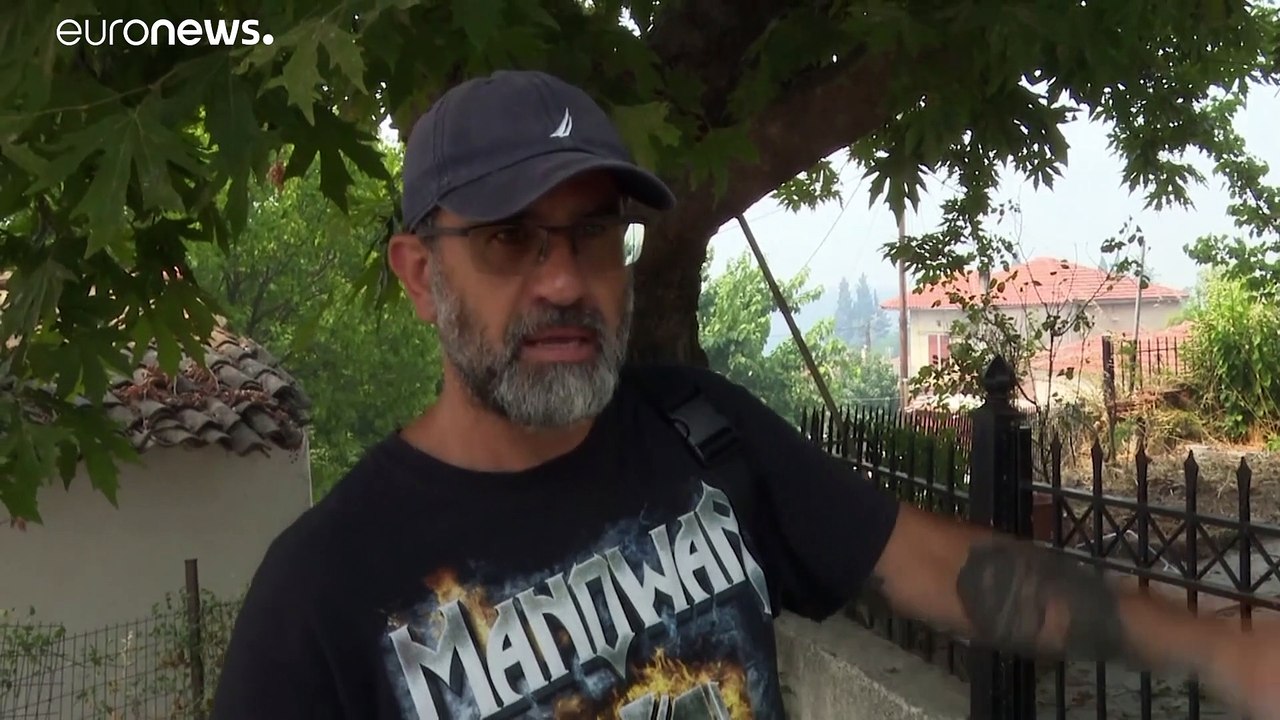 Feuerhölle in Griechenland - 90.000 Hektar verbrannte Erde