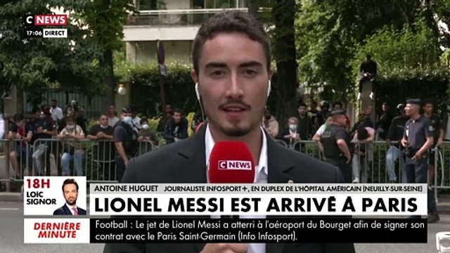 Lionel Messi est arrivé à Paris où il doit signer son contrat après sa visite médicale - Les supporters fous de joie - Il sera présenté demain à 11h à la presse par le Club