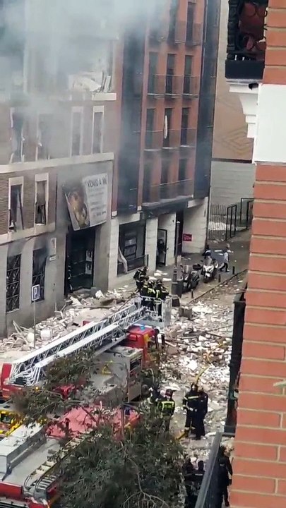 Explosão em edifício em Madrid