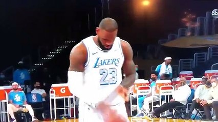 LeBron James - airball