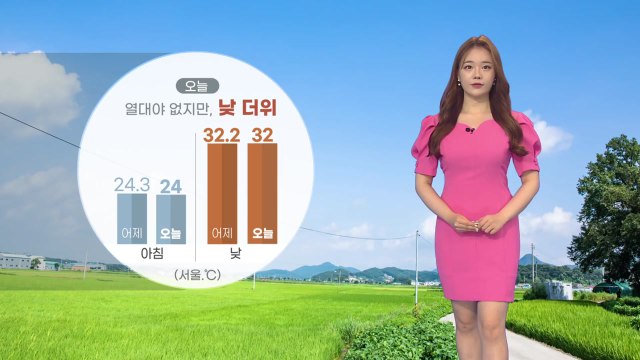[날씨] 열대야 없지만, 낮 더위…너울성 파도 주의 / YTN
