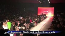 Gisele Bündchen volta a pisar passerelle brasileira