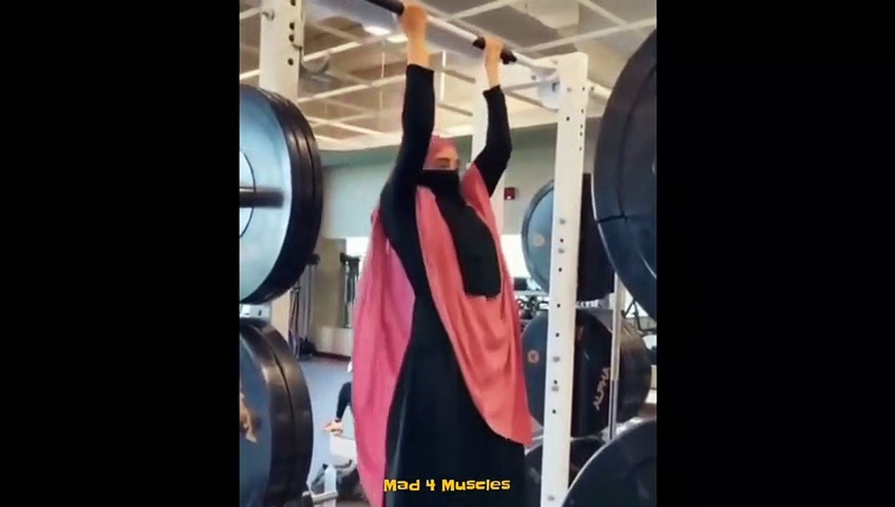 Muslim Girl Workout in Burka # GIRLS POWER