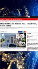Video of Elon Musk's 37 Lakh Rupees House #shorts