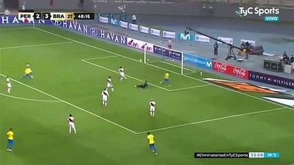 Neymar, hat-trick frente ao Peru