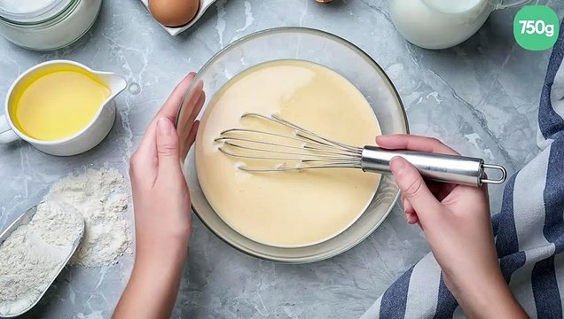 Pâte à crêpes sans balance