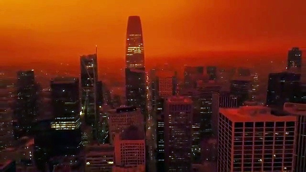 São Francisco céu laranja