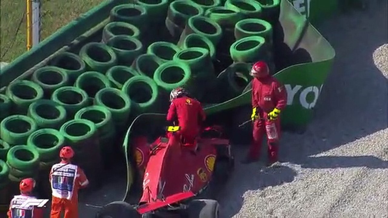 Acidente Charles Leclerc - Monza