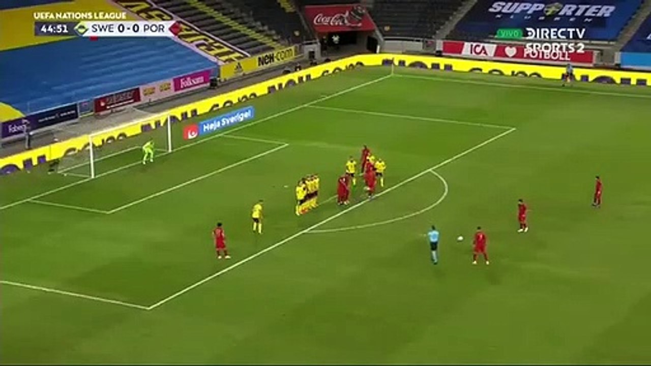 Relato do golo de Ronaldo