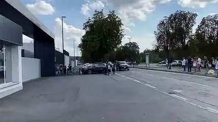 Chegada de Ronaldo aos treinos