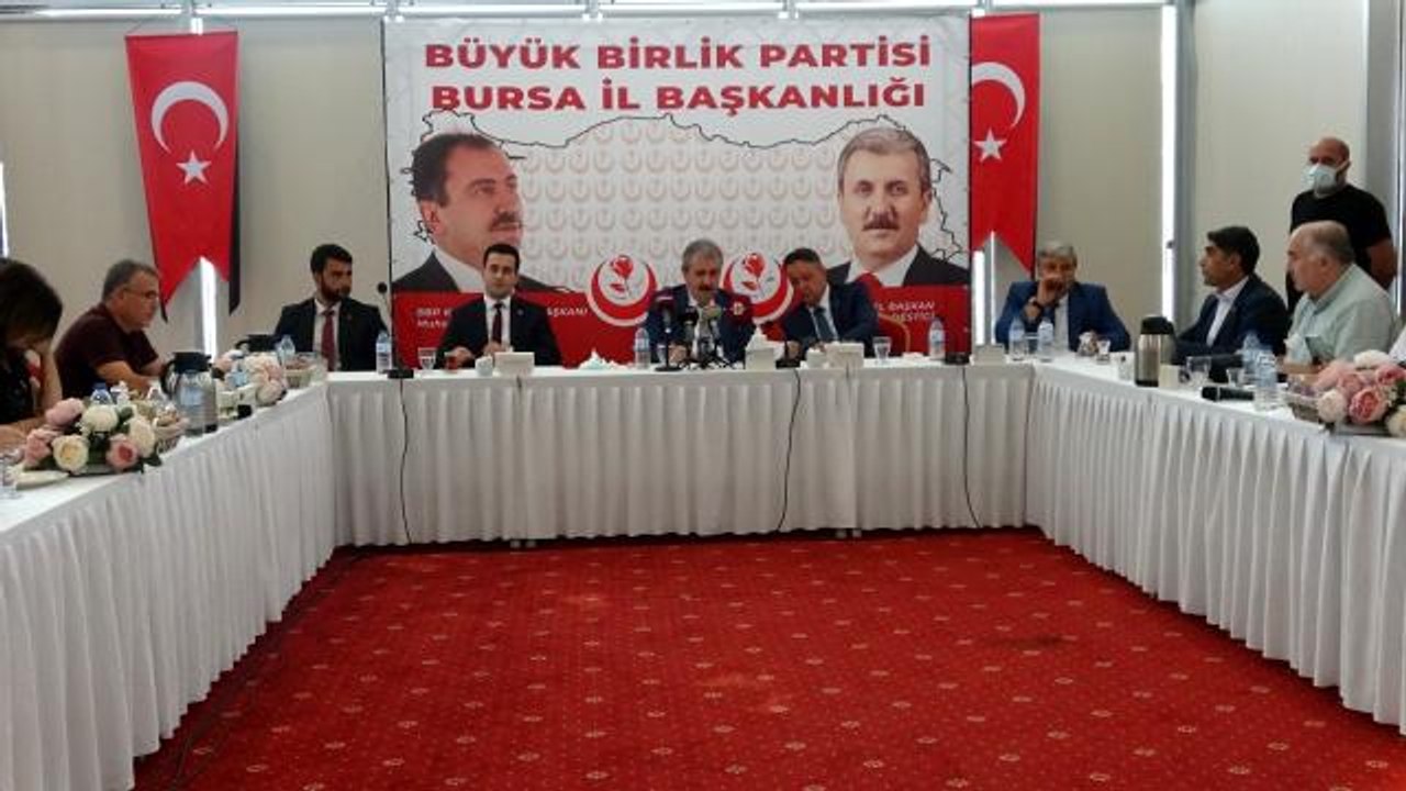 BBP Genel Başkanı Destici: "Anayasa Mahkemesinin de HDP'yi kapatacağına inanıyorum"