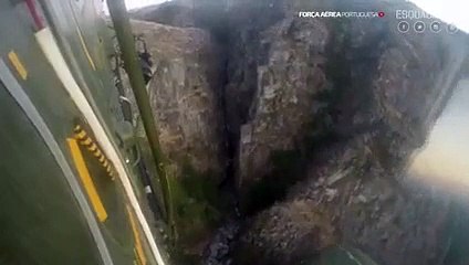 Resgatada pela Força Aérea após sofrer de 10 metros em Vila Real