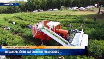 Mecanización de las cosechas en Misiones