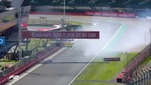 Marino Sato - Formula 2 - carro em chamas