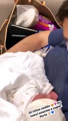 Kelly Medeiros foi mãe pela segunda vez. Os primeiros momentos do bebé