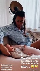 Cláudia Vieira: "Ter a pequena acordada e ter de tirar o leite para dar"