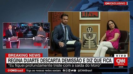 Regina Duarte irrita-se durante entrevista