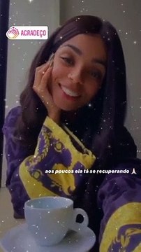 Brunna Gonçalves fala sobre o estado de saúde de Ludmilla