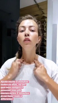 Dica de beleza! Laura Figueiredo ensina a fazer drenagem facial