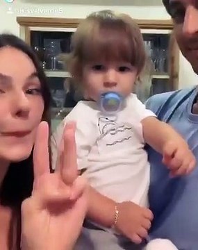 Isis Valverde partilha vídeo amoroso ao lado do filho e do marido