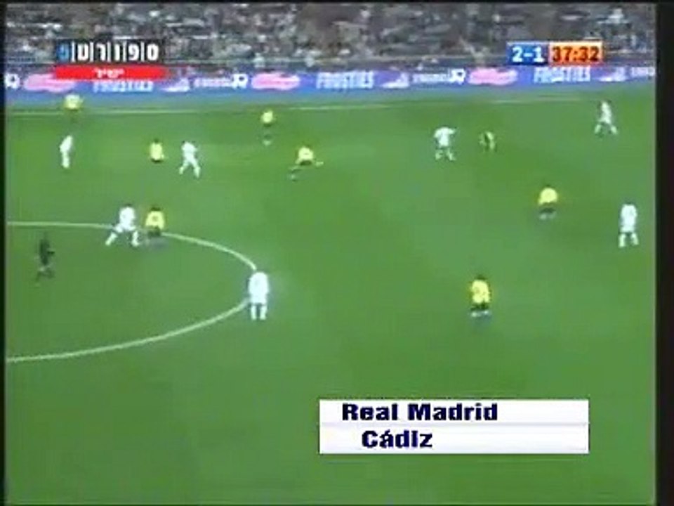 Golo de estreia de Robinho no Real Madrid