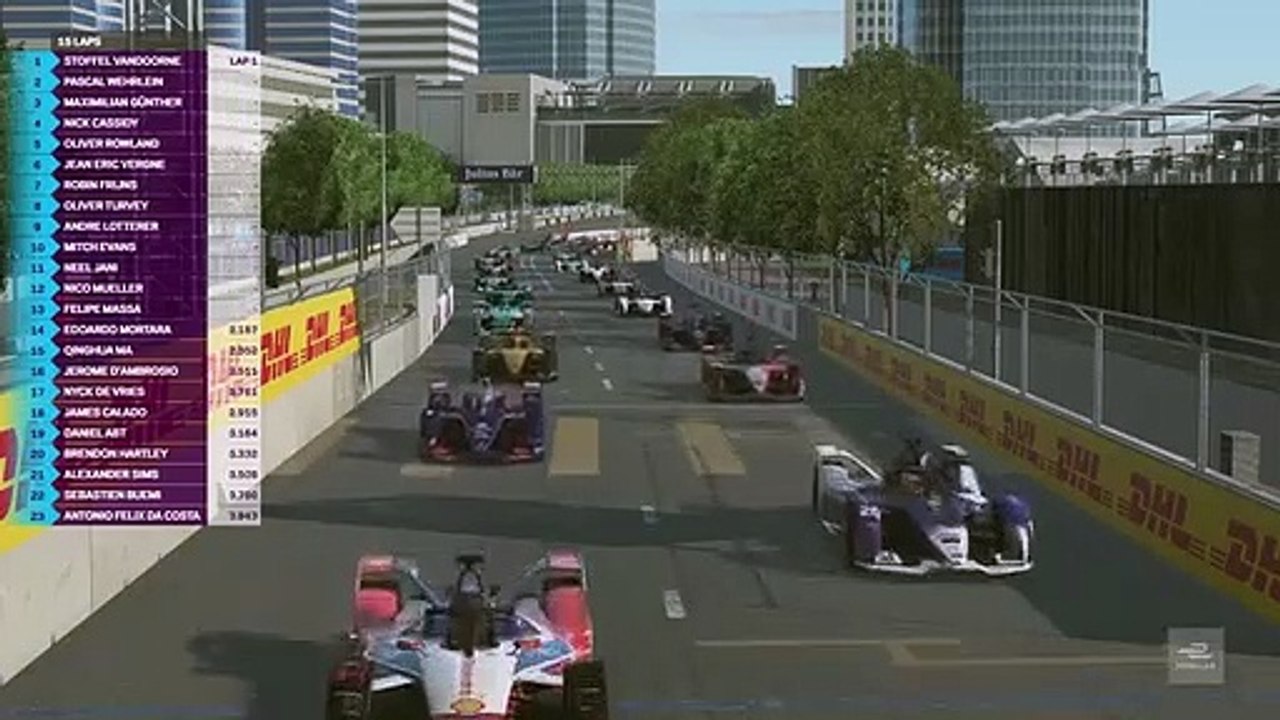 Formula E - Corrida virtual