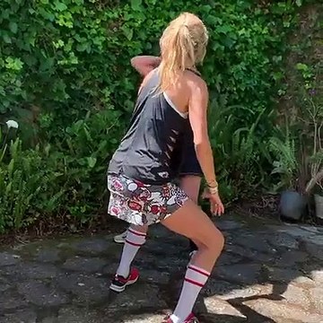 Vídeo. Bibá Pitta está empenhada em manter a filha Madalena em forma