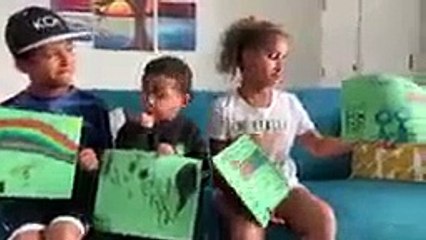 Crianças unem-se para agradecer a todos os que garantem a sua segurança