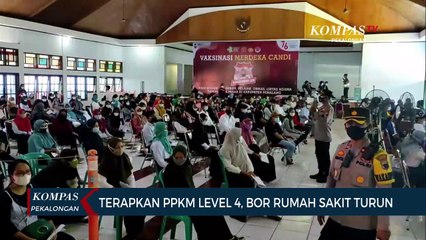 Terapkan PPKM Level 4, BOR Rumah Sakit Turun