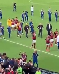 Jesus imita festejo de Gabigol e momento torna-se viral