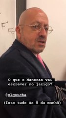 Vídeo. Goucha revela frase que quer colocar no seu jazigo quando morrer