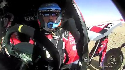 Alonso - Paragem para troca de pneus