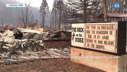 California Yangınlarında Tarihi Bir Köy Kül Oldu