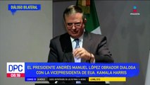 López Obrador dialogó con la vicepresidenta Kamala Harris