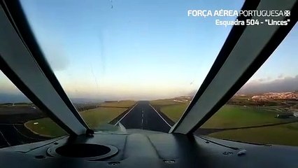 Descolagem Falcon 50 Força Aérea Portuguesa