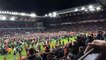 Festa reja dos adeptos do Aston Villa após a chegada à final da Taça da Liga