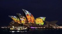 Homenagem bombeiros Sydney Opera House incêndios Austrália