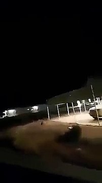 Momento em mísseis iranianos atingem bases com tropas norte-americanas