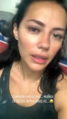 Sofia Ribeiro brinca com o seu bigode: "Mais um pouco e dá para enrolar"