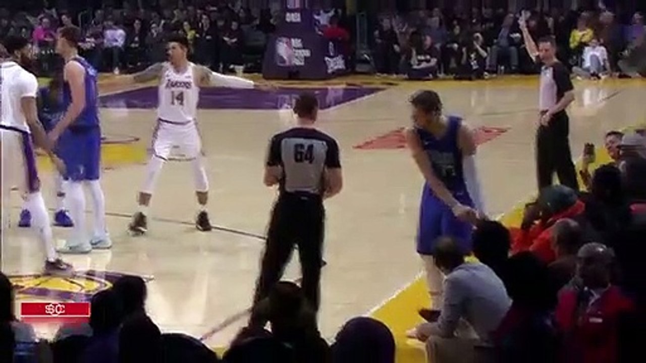 Luka Doncic cumprimenta Kobe Bryant