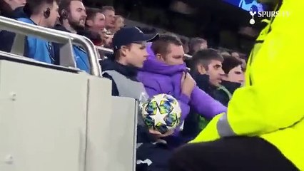 apanha-bolas do Tottenham