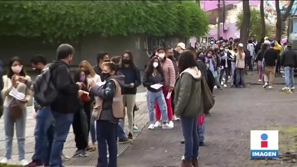 Centennials vuelven a abarrotar sedes de vacunación en la CDMX